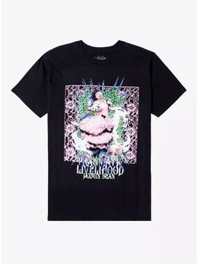 Jazmin Bean Traumatic Livelihood floral short sleeve graphic t-shirt